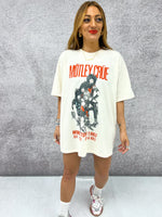 Motley Crue World Tour 1983 Tee In Cream