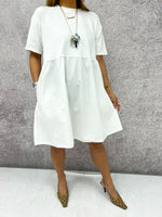 T-Shirt Mini Dress In Bright White