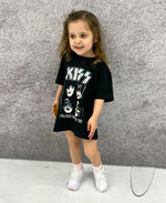 Kiss 'Made For Lovin' You Kids Tee In Black