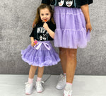 Kids Mini Tutu Skirt In Lilac