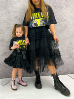 Kids Mini Tutu Skirt In Black