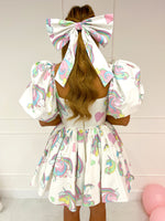 'Amalthea' Bow In White Unicorn