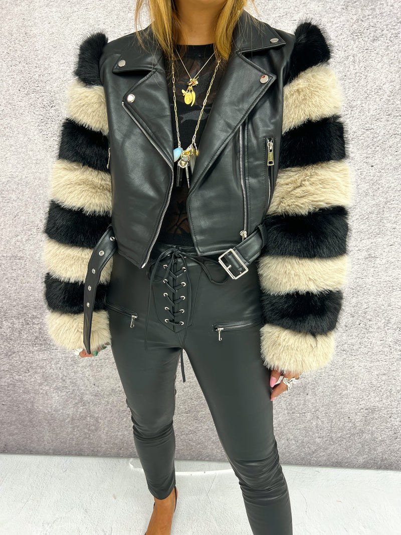 Faux Leather Jacket