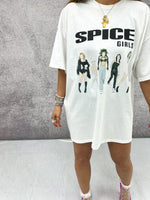 Spice Girls 'Photo Poses' T-Shirt In White