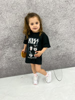 Kiss 'Made For Lovin' You Kids Tee In Black