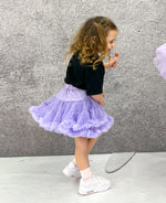 Kids Mini Tutu Skirt In Lilac