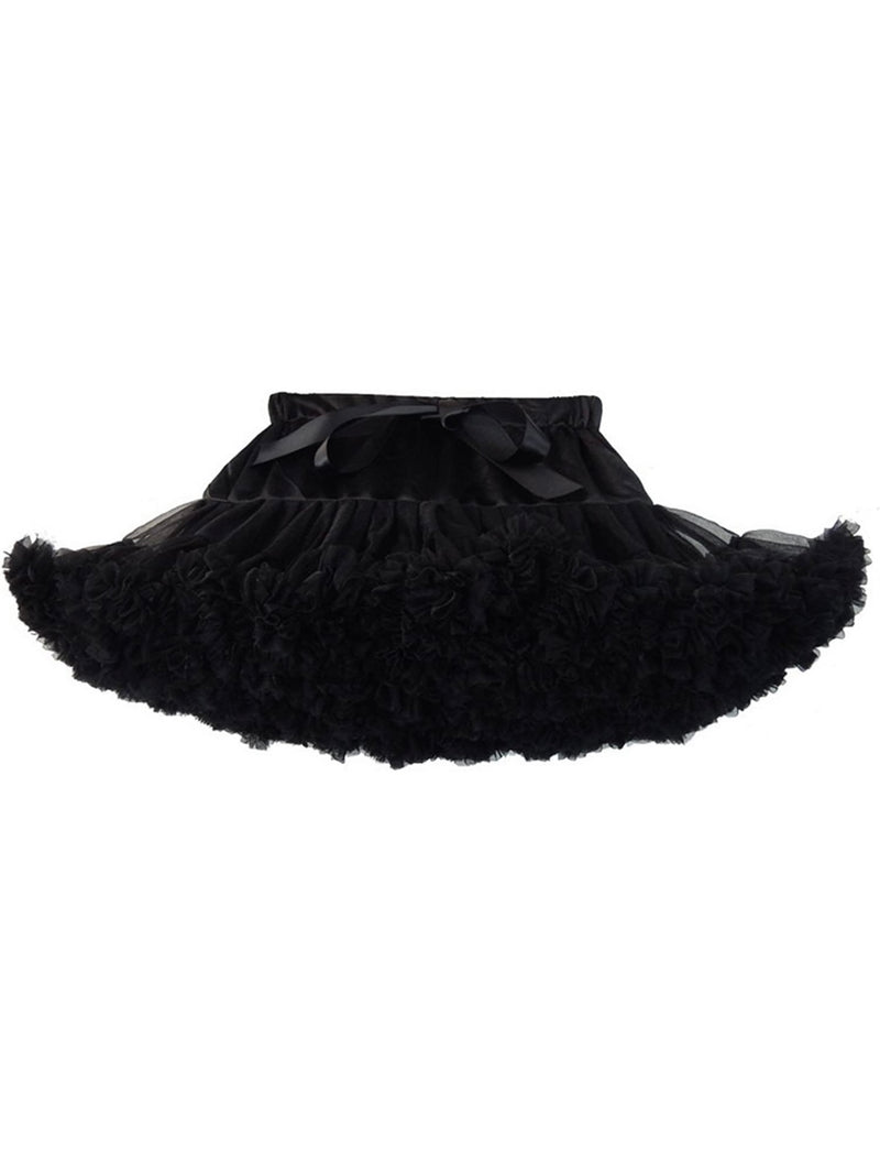 Kids Mini Tutu Skirt In Black