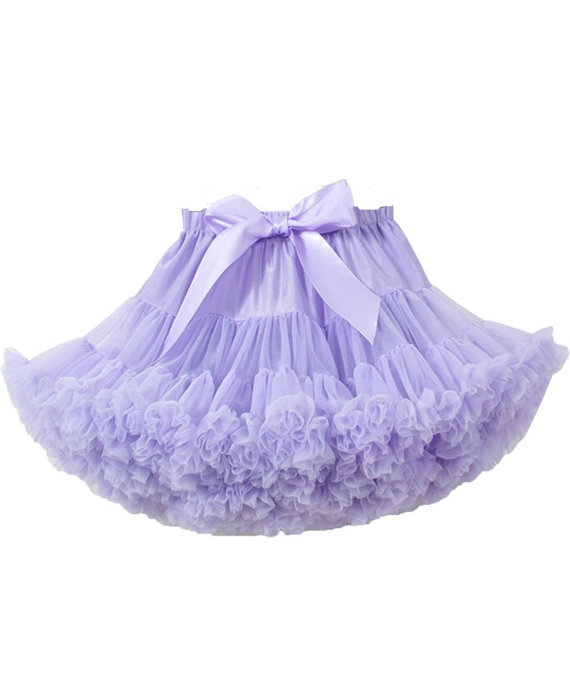 Kids Mini Tutu Skirt In Lilac