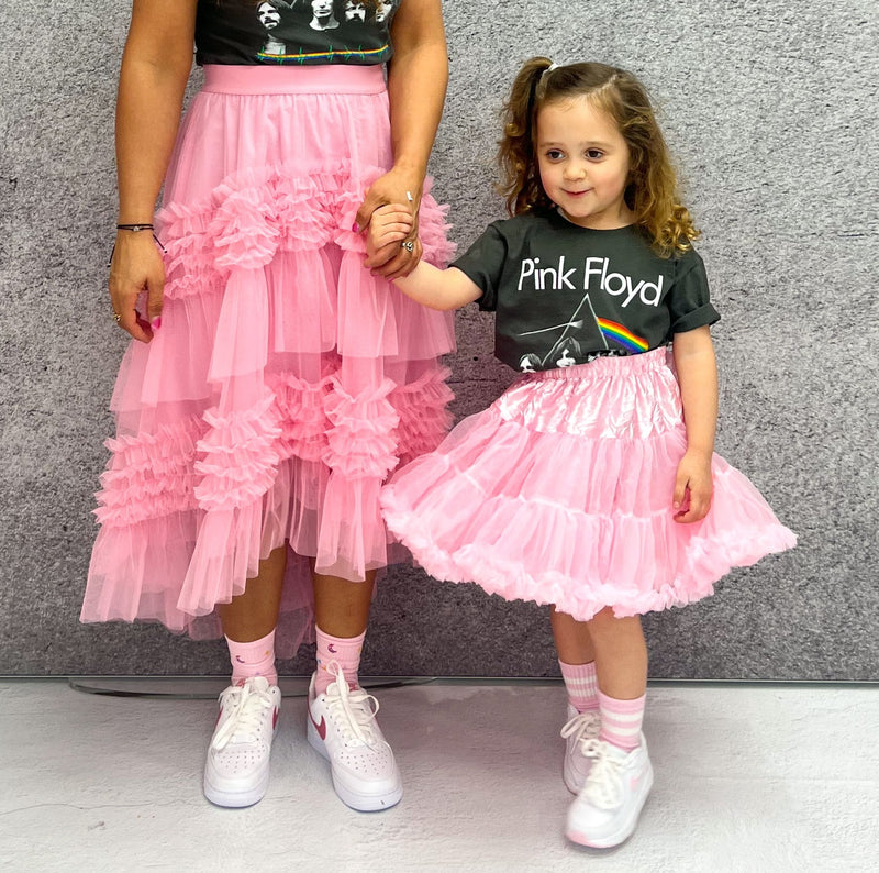 Kids Mini Tutu Skirt In Candy Pink