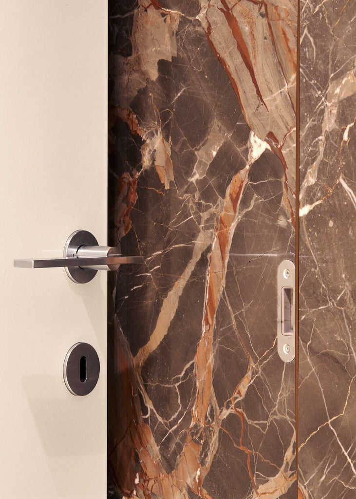 ombra di caravaggio marble wall cladding white door