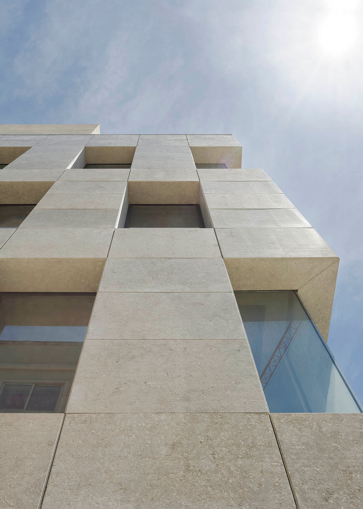 natural stone facade cladding building malta