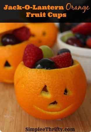 Halloween - Opción saludable con frutas y verduras