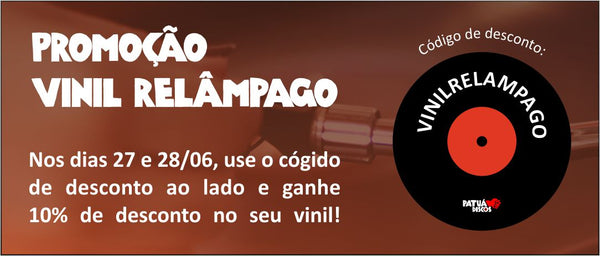 Patuá Discos - Promoção Vinil Relâmpago