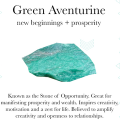 Gemstone properties of green aventurine