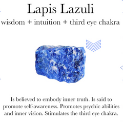 Gemstone properties of Lapis Lazuli