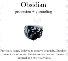 Gemstone properties of Obsidian