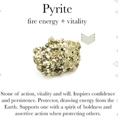 Gemstone properties of pyrite