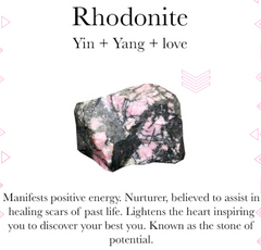 gemstone properties of rhodonite