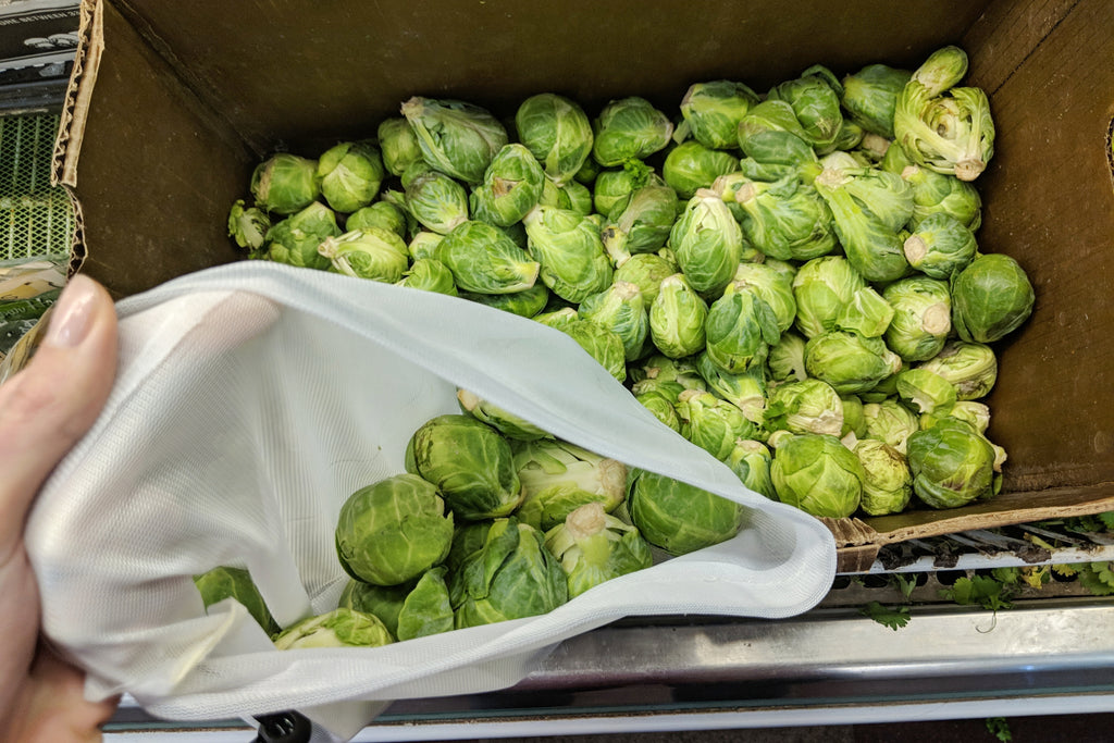 Brussel Sprouts in Mesh Bag