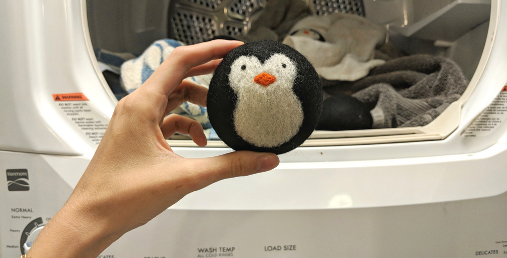 Penguin Dryer Balls