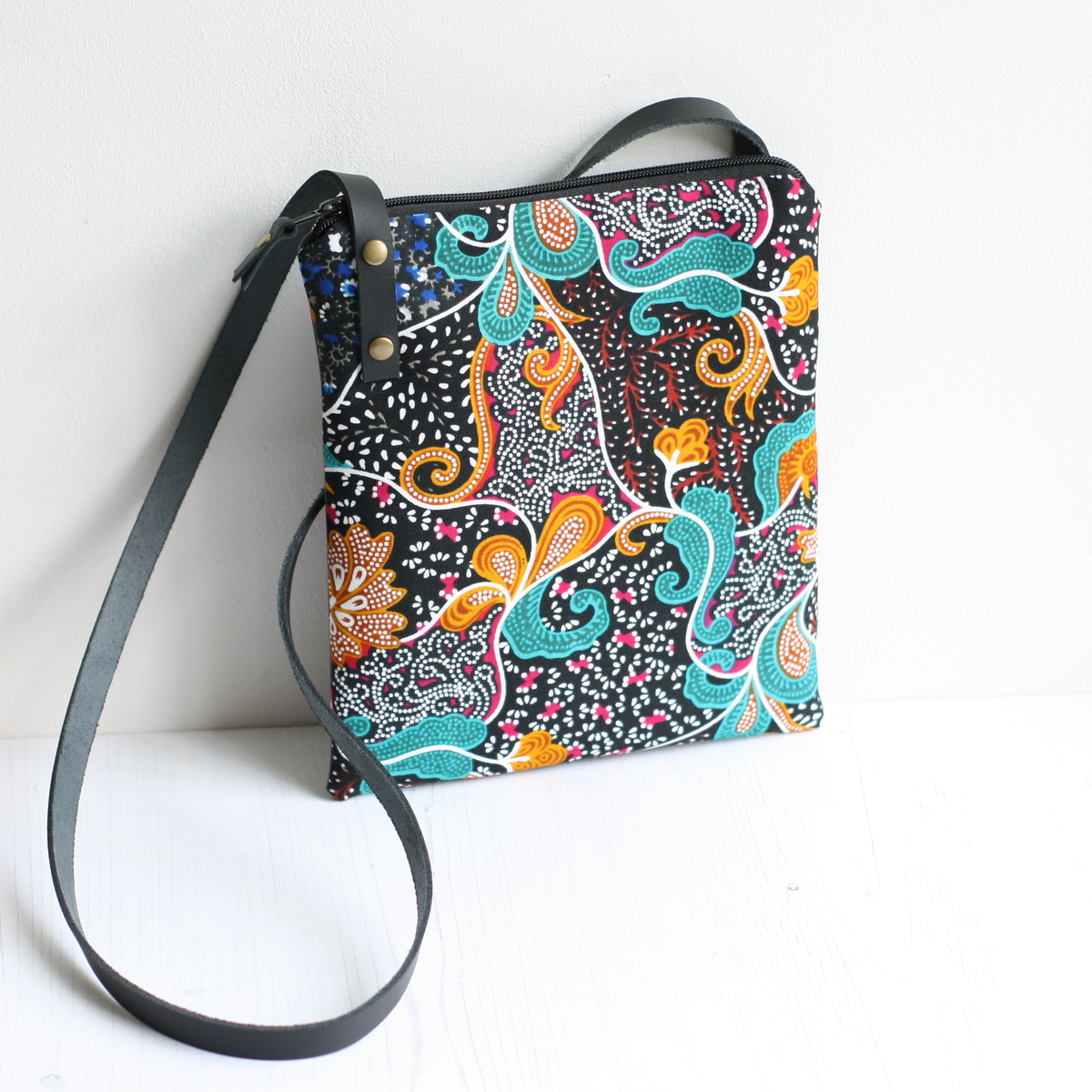 fabric cross body bag