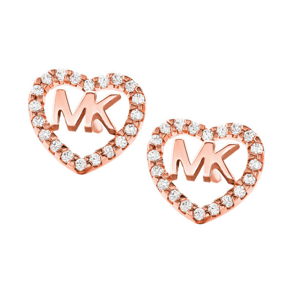 mk logo earrings