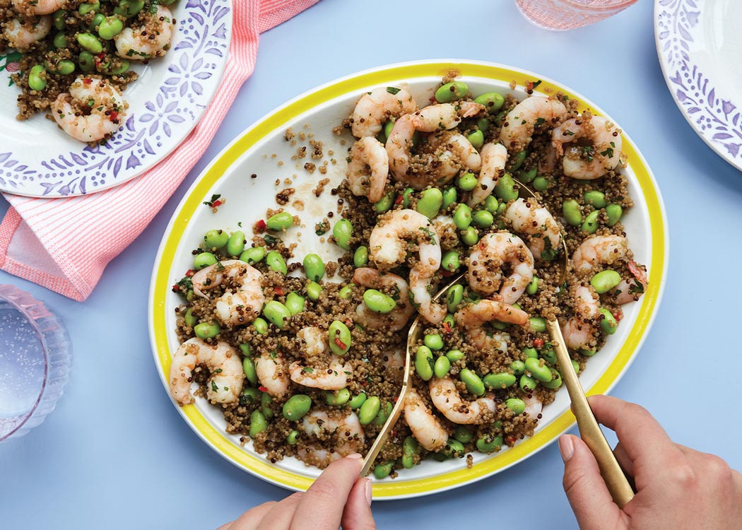 King Prawn Quinoa - Healthy Dinner Recipes