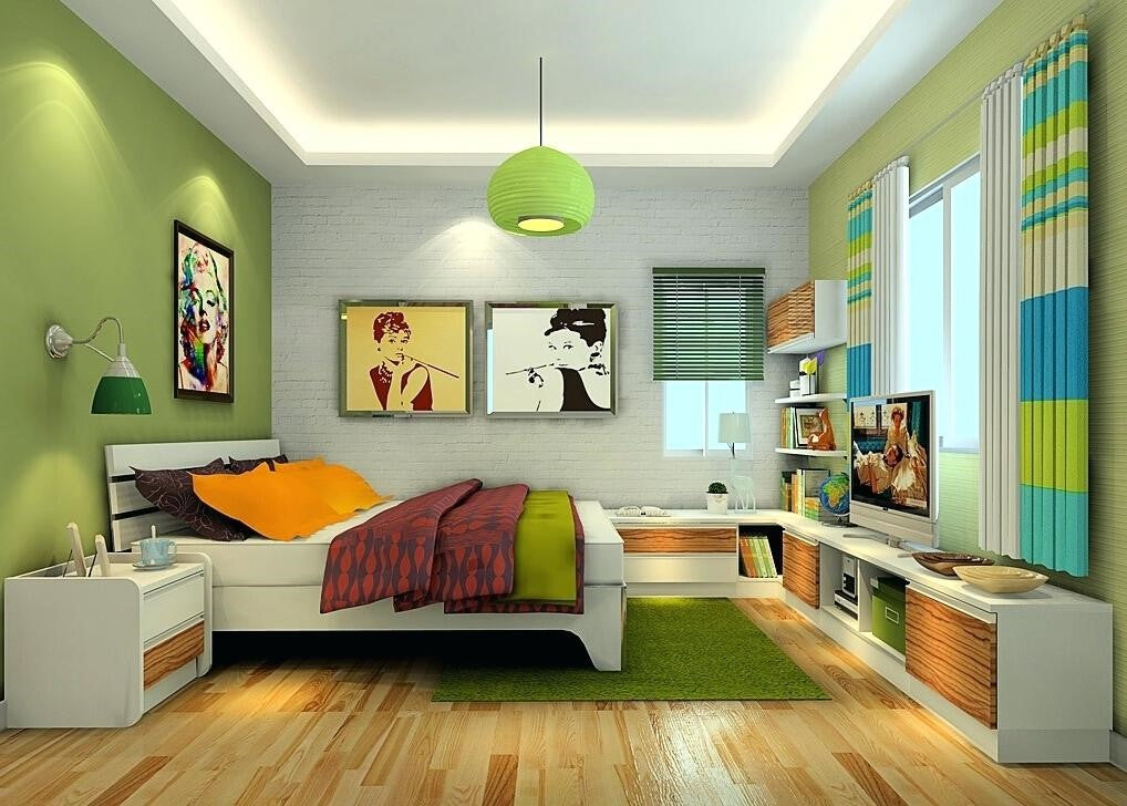 bedroom-color-ideas-green 