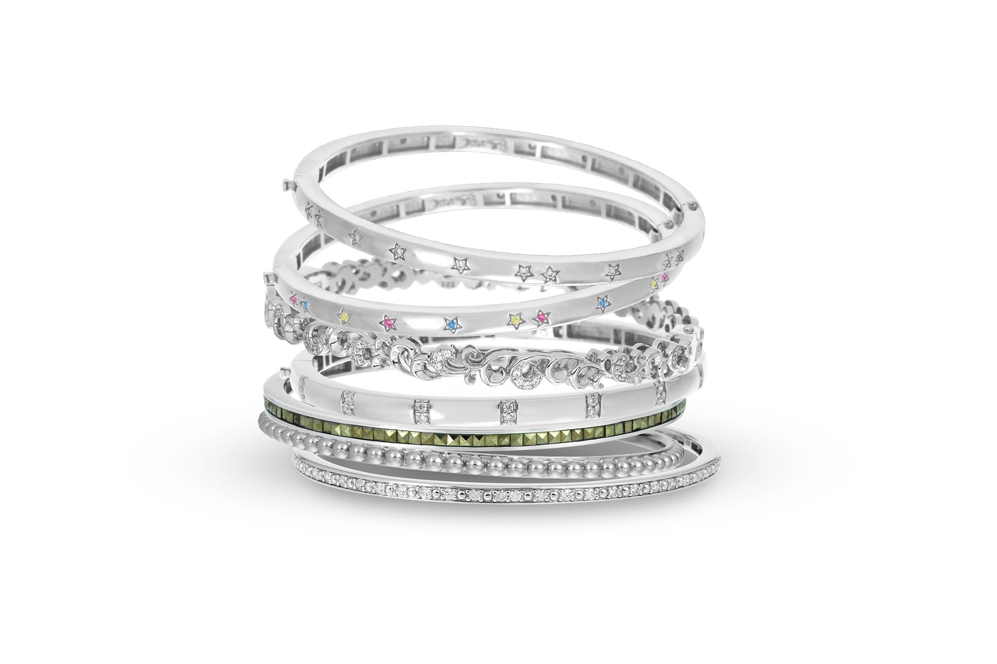 Belle Étoile Stackable Bangles