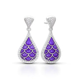 Marina Purple Earrings