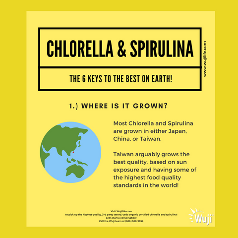 Organic Chlorella and Spirulina