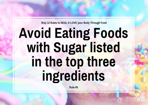 Avoid eating Sugar