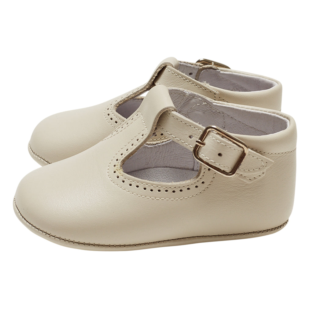 ivory pram shoes