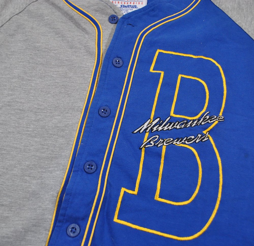 vintage brewers jersey