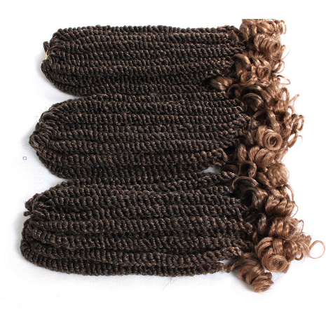 Curly Havana Twist Crochet Braiding Hair Extensions