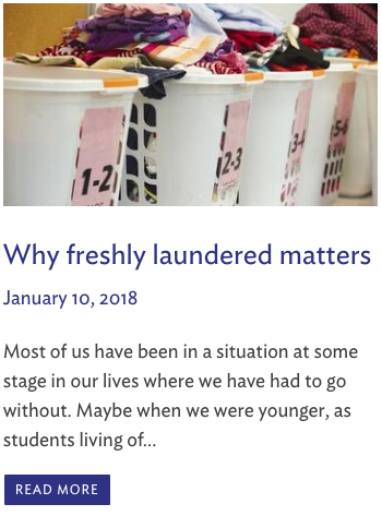 Why freshly laundered matters