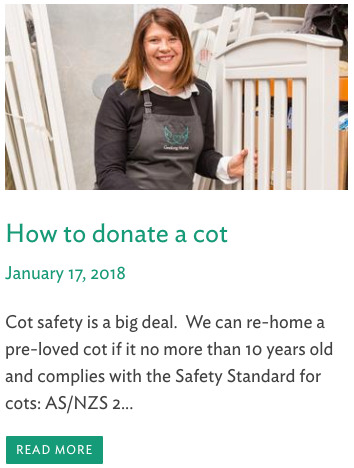 How to donate a cot