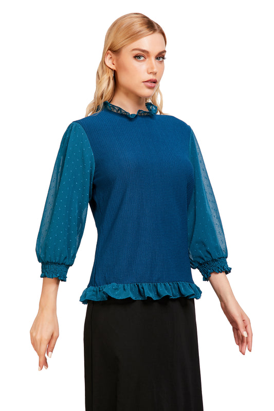 Modest Elegant Long Sleeve Top - seilerlanguageservices