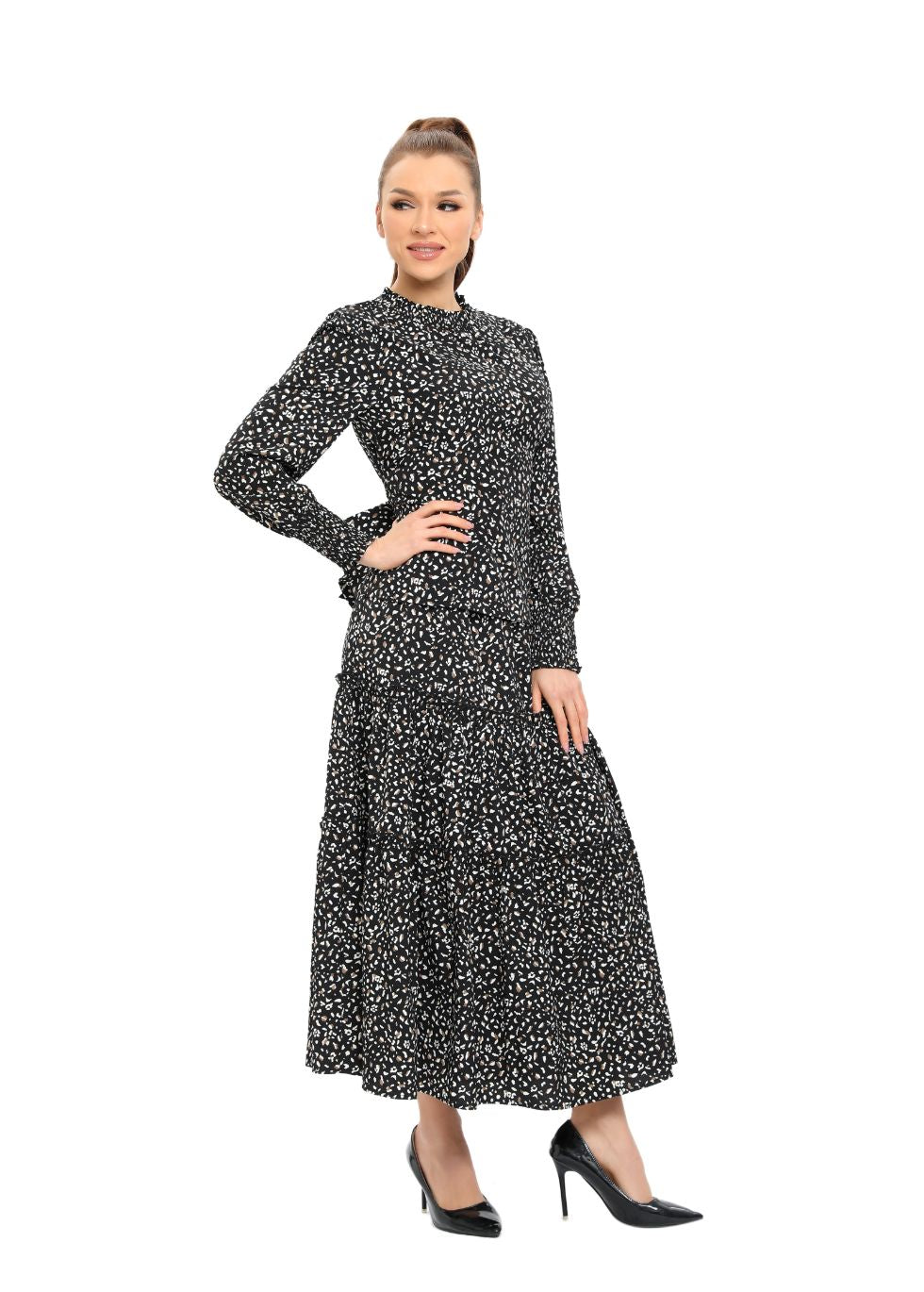 Long Sleeve Monochrome Midi Two-Piece Set - seilerlanguageservices