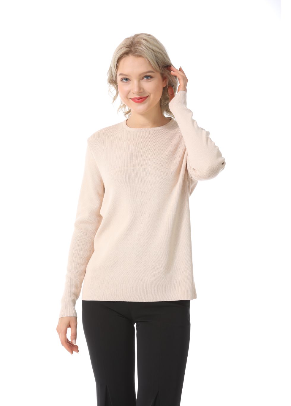 Essential Long Sleeve Sweater - seilerlanguageservices