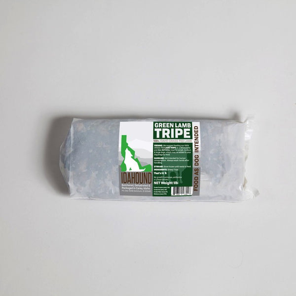 green lamb tripe for dogs