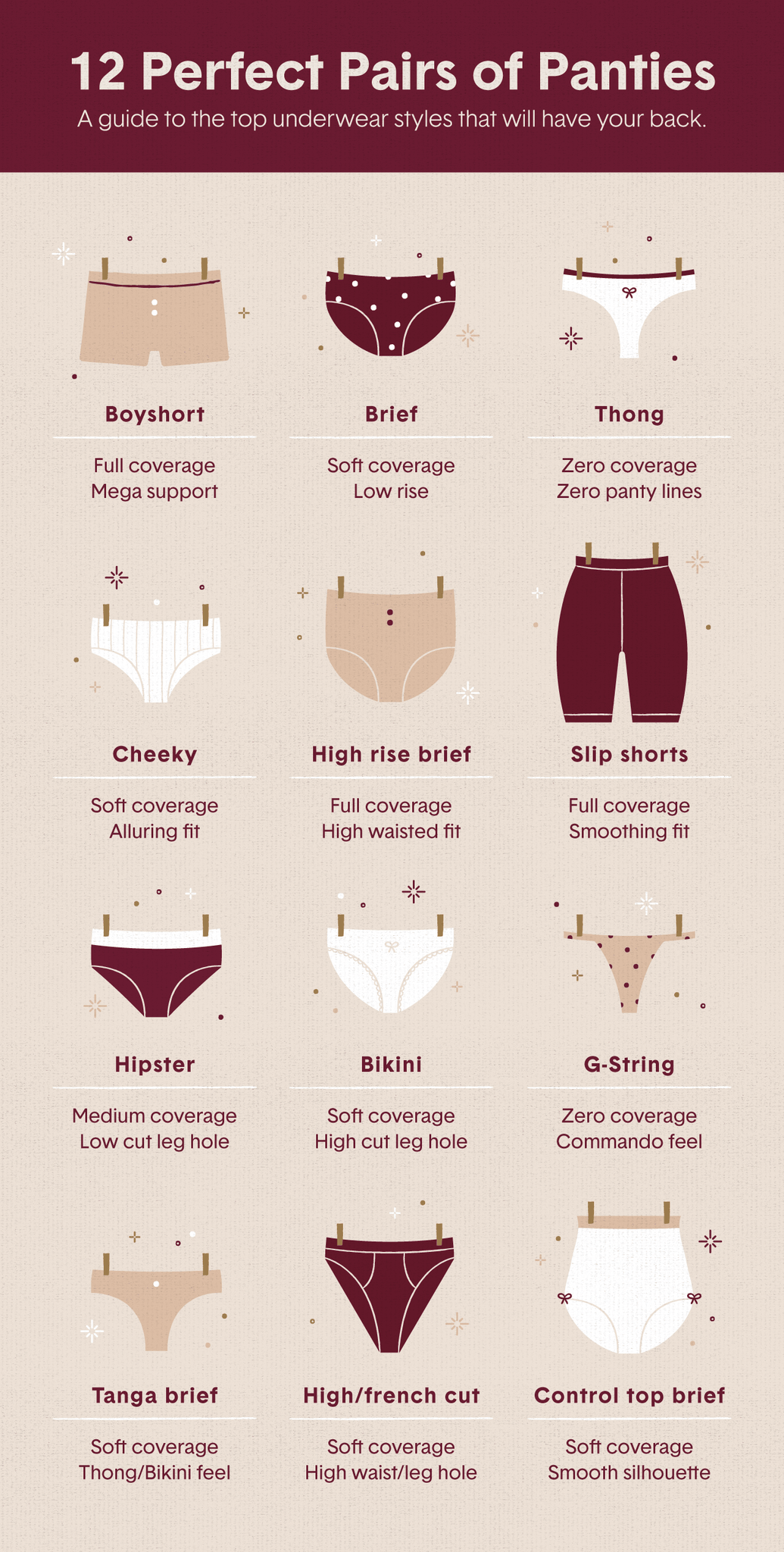 Does anyone wear thongs any more? And 12 other important knicker