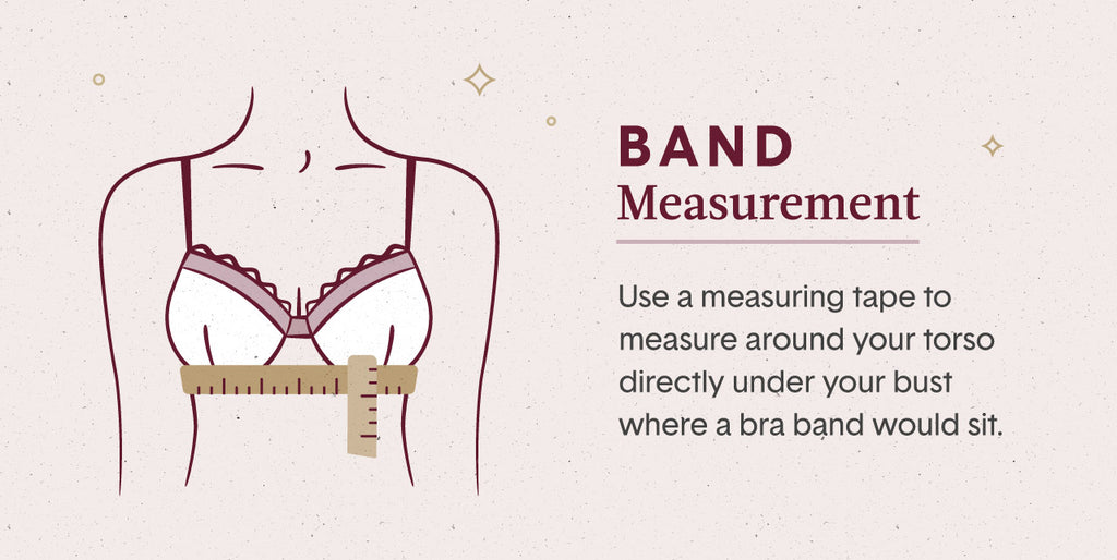 How to Measure Your Bra Size: Bra Band and Cup Measurement Chart