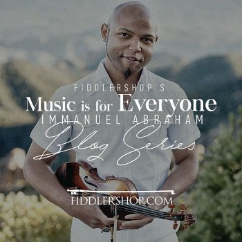 Fiddlershops Music is for Everyone Blog Series Immanuel Abraham, image