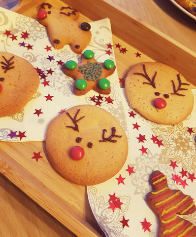 Rudolf kerstkoekjes gezond bakken SuperRoots Cichoreiwortelvezel minder suiker