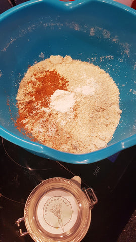 Ontbijtmuffins ingrediënten SuperRoots Cichoreiwortelvezel gezond bakken
