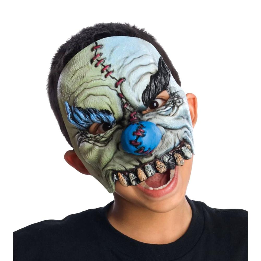 scary clown half mask