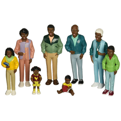 African American Family Play Set