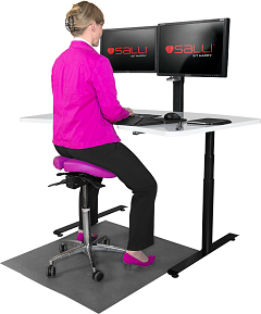 Salli Multiadjuster in use at desk