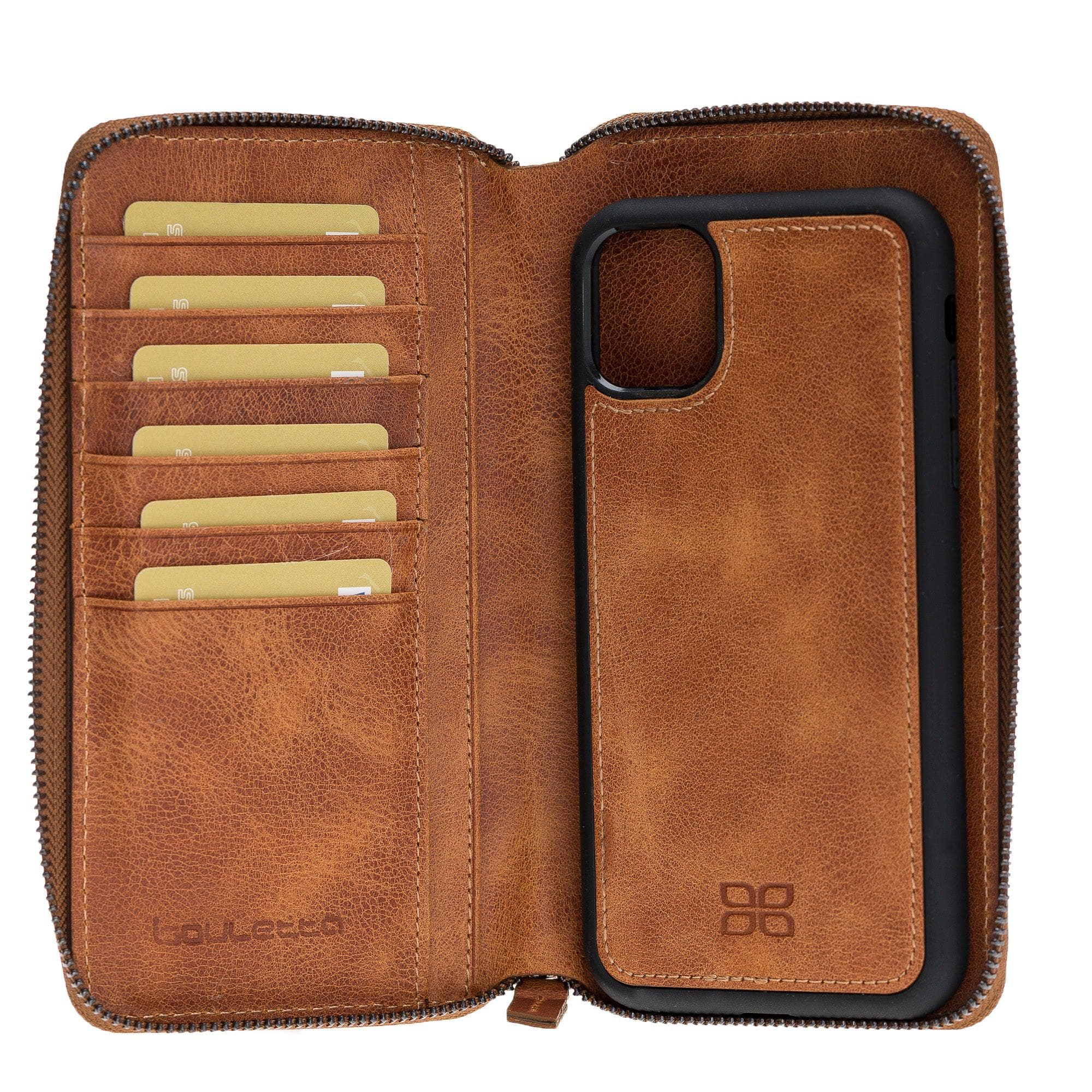 Verniel zuur beheerder Pouch Detachable Leather Wallet Case For Apple iPhone 11 Series